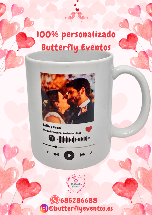 Pack San Valentin: Taza y Oso personalizados - Imagen 3